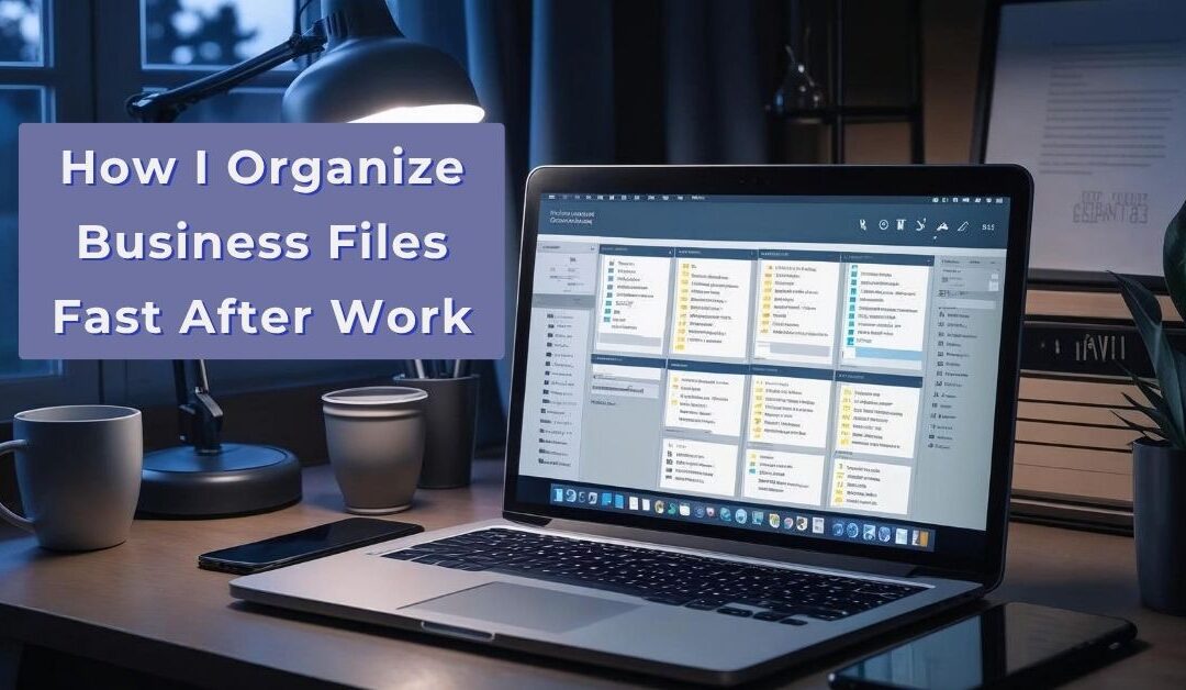 How I Organize Business Files Fast After Work